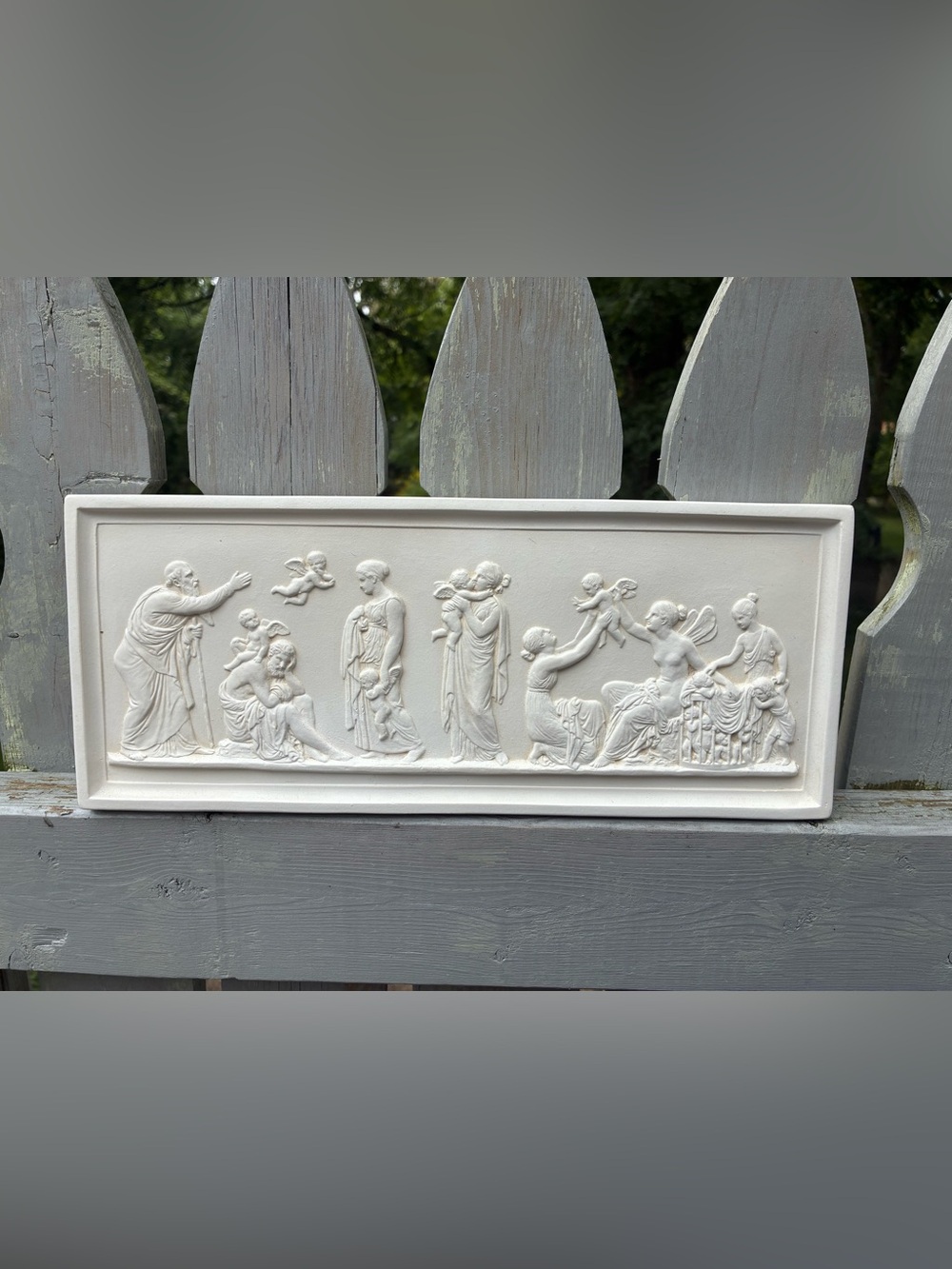Bertel Thorvaldsen Wall Ceramic Art Plaque “Ages of Love”